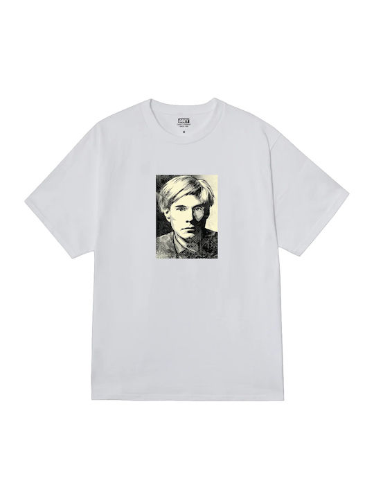 Herrenblusen Kurzarm T-Shirt Weiß