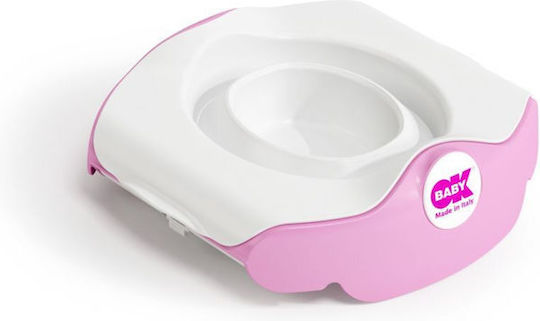 OK Baby Potty Portabil Roady 2 in 1 Roz