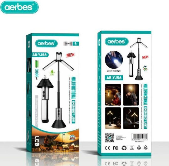 Led Rechargeable Telescopic Spotlight – Folding Flashlight Aerbes Ab-yj56