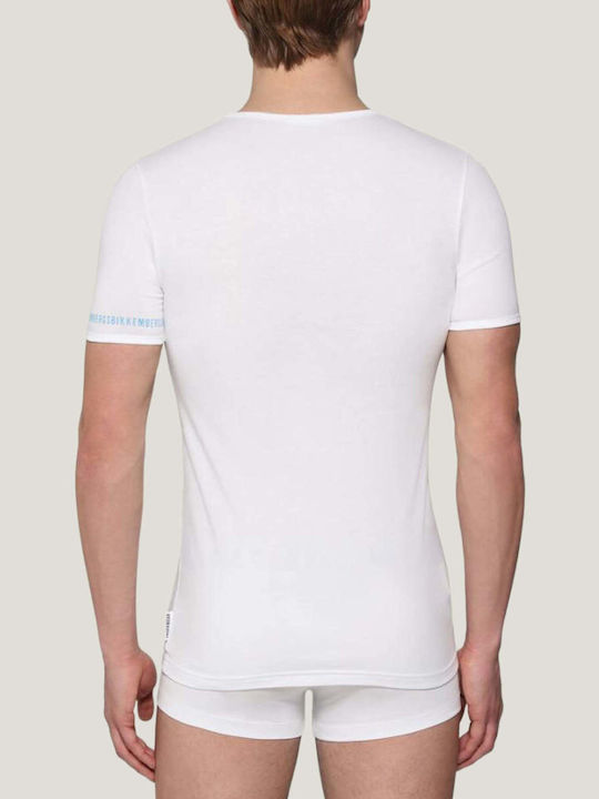 Bikkembergs Тениска Бял