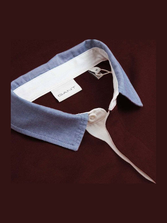 Polo Langarm Bluse Rosewater