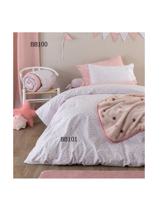 Palamaiki Bon Bon Kids Duvet Cover Single Cotton Rose 170x250cm