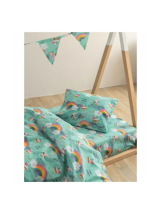 Palamaiki My Kingdom Set Kids Duvet Cover Single with Pillowcase Cotton 160x240cm