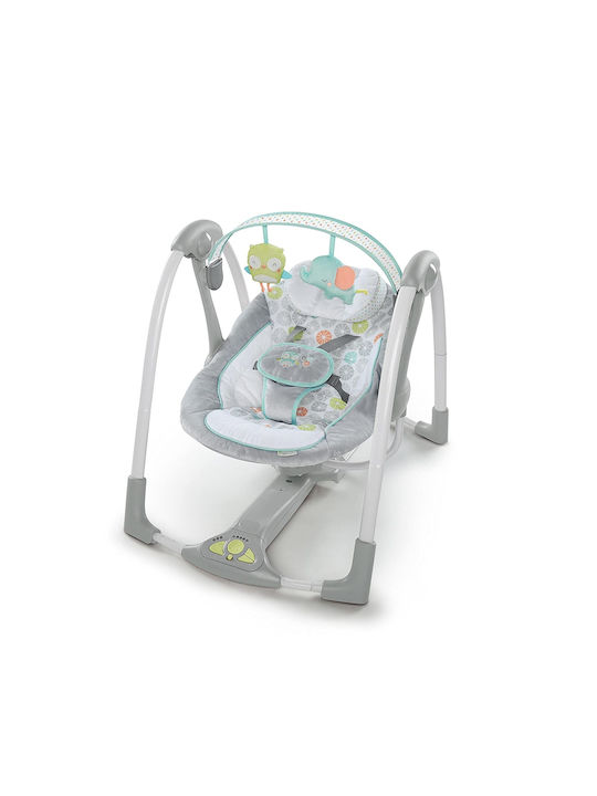Ingenuity Electric Baby Relax Swing Swing 'n Go with Music Gray