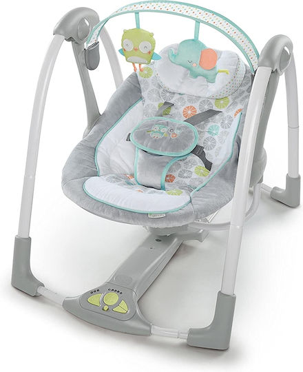 Ingenuity Ηλεκτρικό Relax Μωρού Κούνια Swing 'n Go με Μουσική Γκρι
