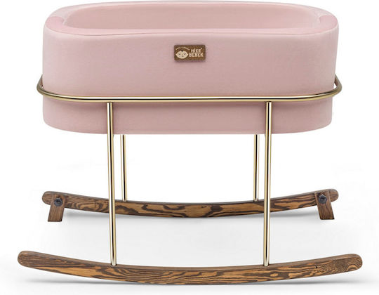 Hanah Home Leagăn cu Saltea Pink-Gold
