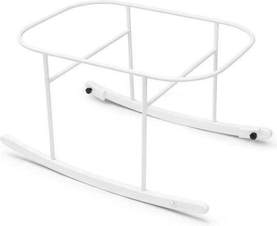 Hanah Home Cradle with Mattress Pink-White
