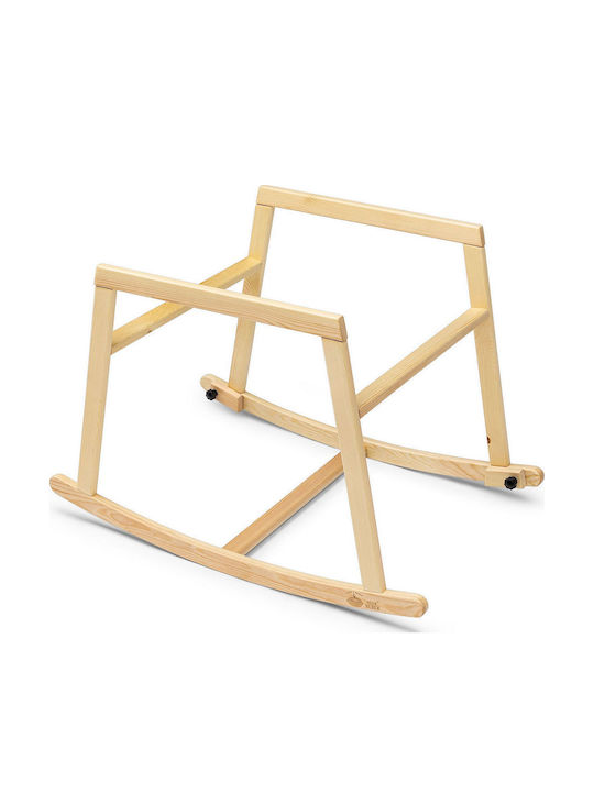 Hanah Home Λίκνο με Στρώμα Black-Natural
