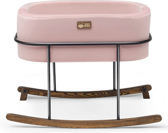 Hanah Home Люлка с Матрак Pink-Black Hanah Home Люлка с Матрак Pink-Black