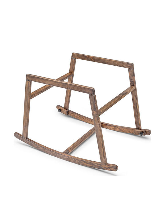 Hanah Home Wiege mit Matratze Black-Walnut