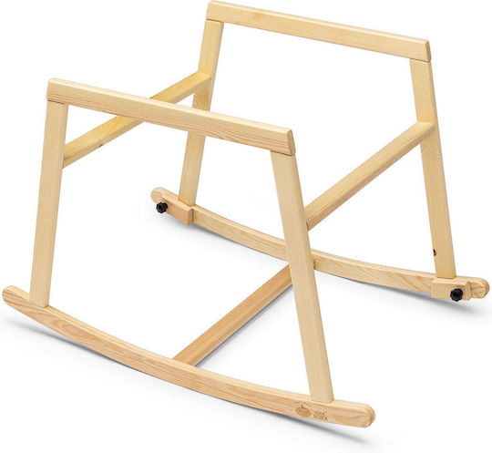 Hanah Home Λίκνο με Στρώμα Pink-Natural Hanah Home Λίκνο με Στρώμα Pink-Natural
