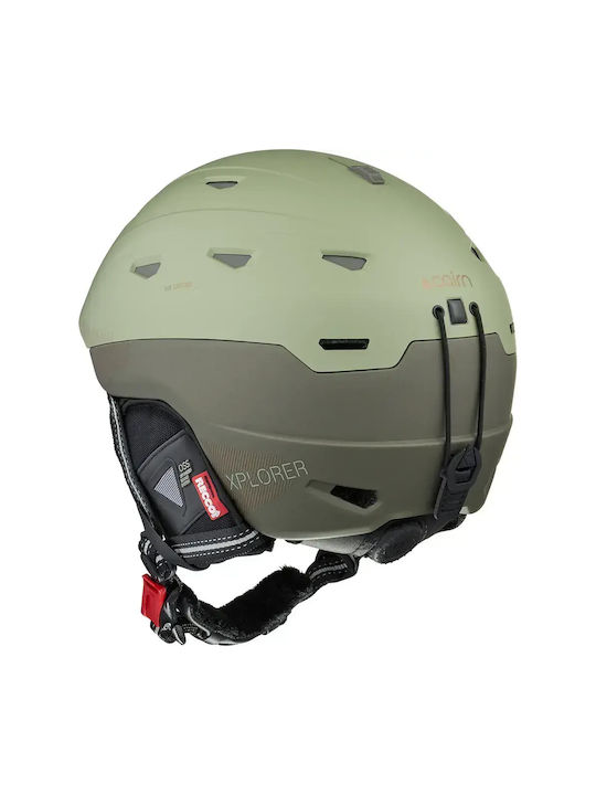 Cairn Xplorer Ανδρικό Κράνος για Σκι & Snowboard σε Πράσινο Χρώμα