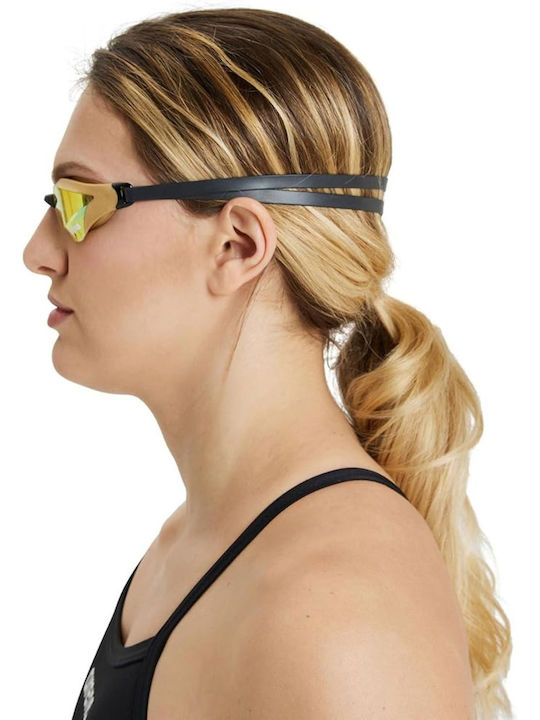 Arena Cobra Core Swipe Swimming Goggles Adults Yellow