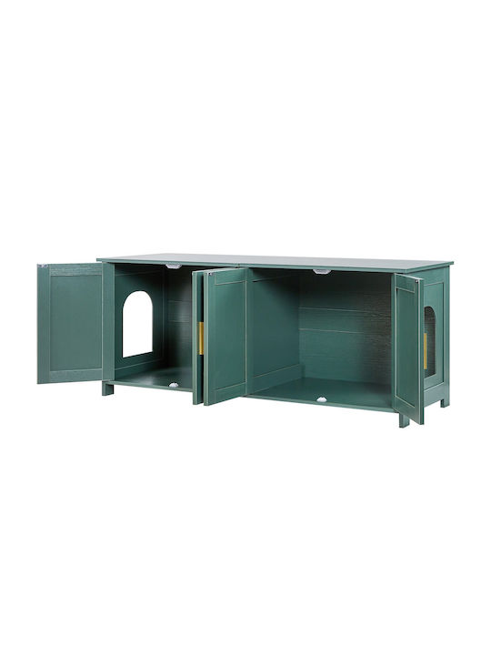 Wooden Sideboard Blue