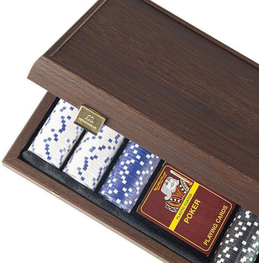 Manopoulos Set 300 Poker Chips 11.5gr with 2 Decks PXL20.300