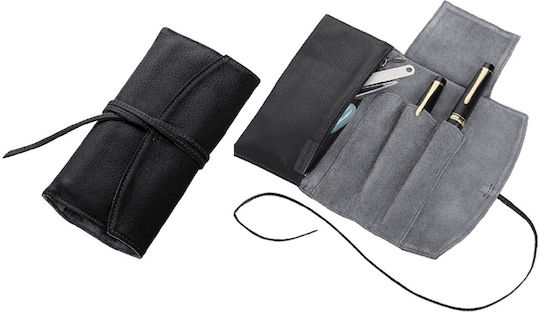 Pilot Pensemble Leather Pen Case for 3 Pens Zipper Case Black Psrf3-01-b-e 3131910441717