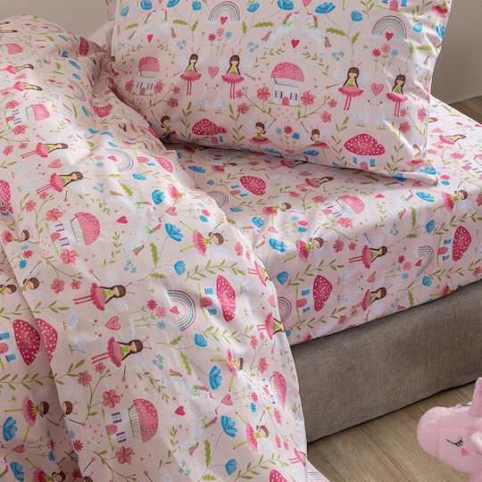 Palamaiki Duvet Crib Cotton My Kingdom Pink 110x150cm