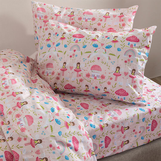 Palamaiki Duvet Crib Cotton My Kingdom Pink 110x150cm