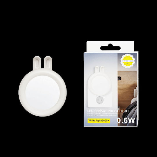 Moveteck Nursery Night Light LED Power White with Sensor