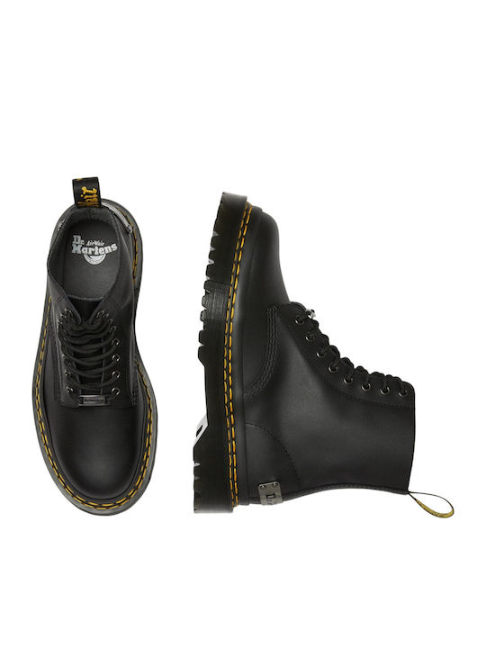 Bex Double Stitch Black Boots