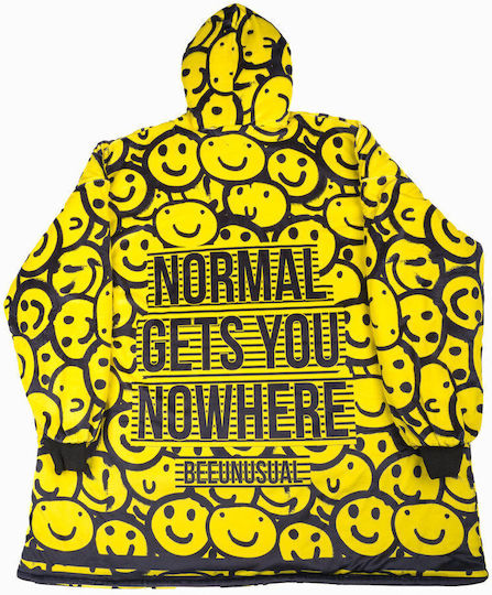 Bee Unusual "bee Fxxxing Unusual" Hooded Poncho Blanket Junior Multicolour