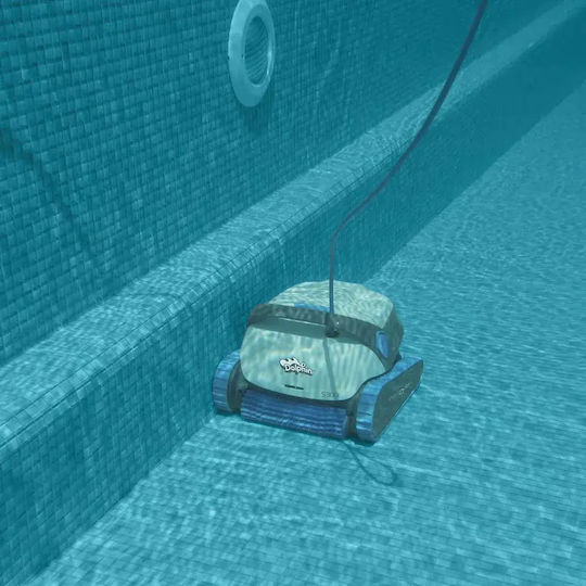 Dolphin S 300i Wired Robotic Pool Cleaner Bottom Walls Waterline For Pools Length Up To 12m