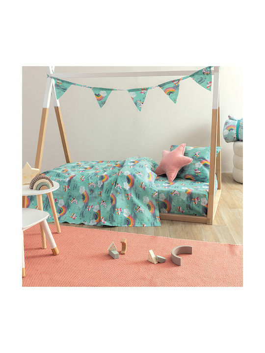 Palamaiki Kids Duvet Single My Kingdom Light Blue 160x240cm