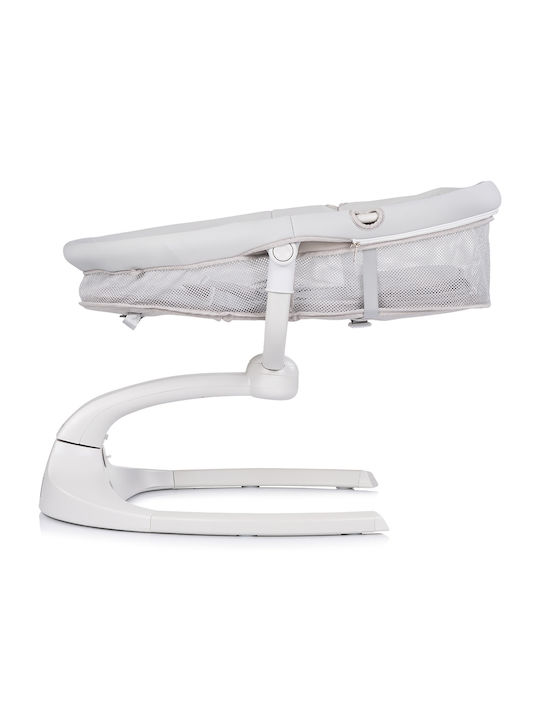 Chipolino Electric Relax pentru Bebeluși Leagăn cu Muzică Gri pentru Copil până la 9kg