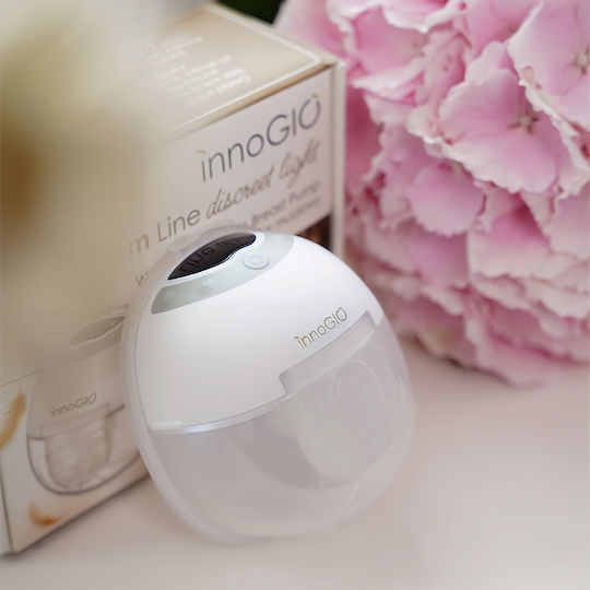 innoGio Ηλεκτρικό Μονό Θήλαστρο Μπαταρίας Χωρίς BPA Λευκό