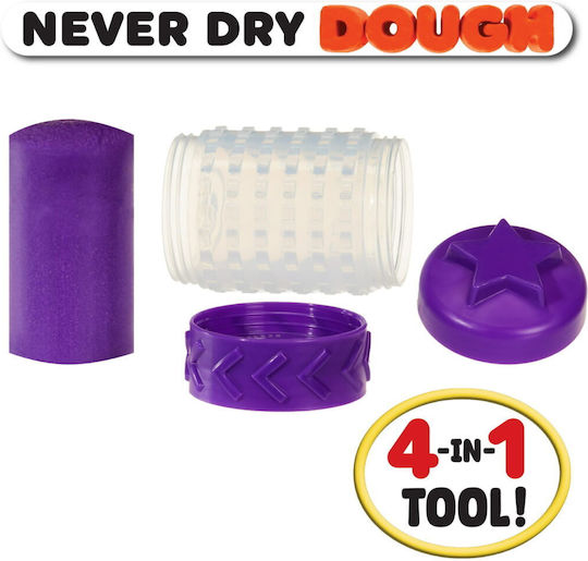 Mga Entertainment Wonder Factory Never Dry Dough Singles Purple 4