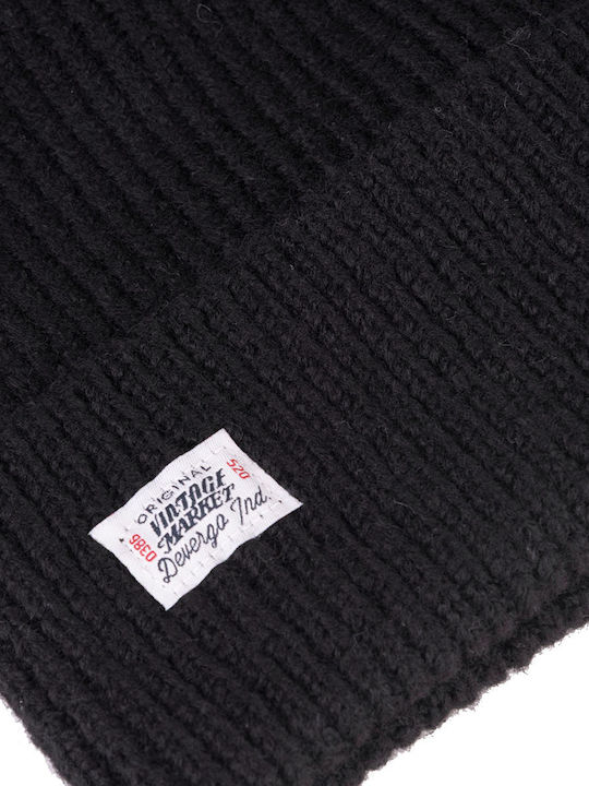 Pom Pom Beanie Frauen Beanie Gestrickt in Schwarz Farbe