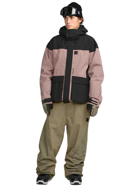 Volcom Kleveland G1352609-MIL Men's Trousers for Ski & Snowboard Green