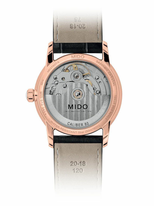 Mido Women's Watch with Pink Leather Strap