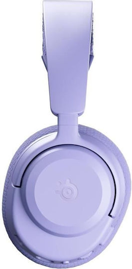 SteelSeries Arctis Nova 3X Over Ear Gaming Headset με σύνδεση Bluetooth / USB Μωβ for PC / PS4 / PS5 / XBOX