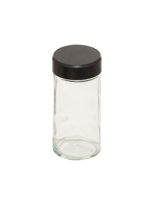 5Five Gewürzbehälter Glas auf Ständer Schwarze 12Stück 12Stück
