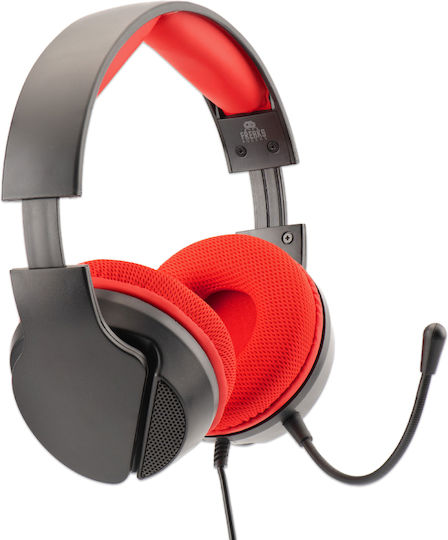 Freaks and Geeks SPX-300 Căști Gaming On Ear cu Conectivitate 3,5 mm Roșii pentru PC