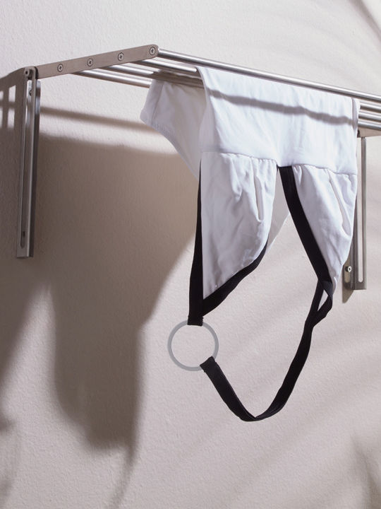 Bronze Art Folding Wall Metallic Clothes Drying Rack 23x61cm