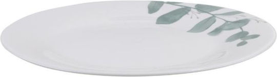 Max Home Plate Desert Glass Green with Diameter 20cm