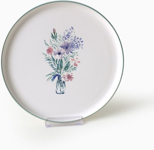 Hermia Чиния Плитко Керамика Многоцветен с Диаметър 22см 6бр