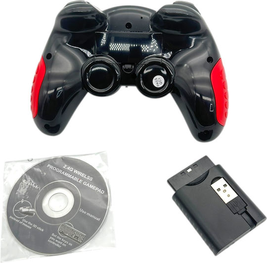 ZS8463 Wireless Gamepad for Android PC PS3 Red