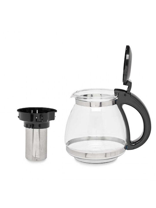 Atmosphera Τσαγιέρα με Φίλτρο Γυάλινη Διάφανη 1500ml