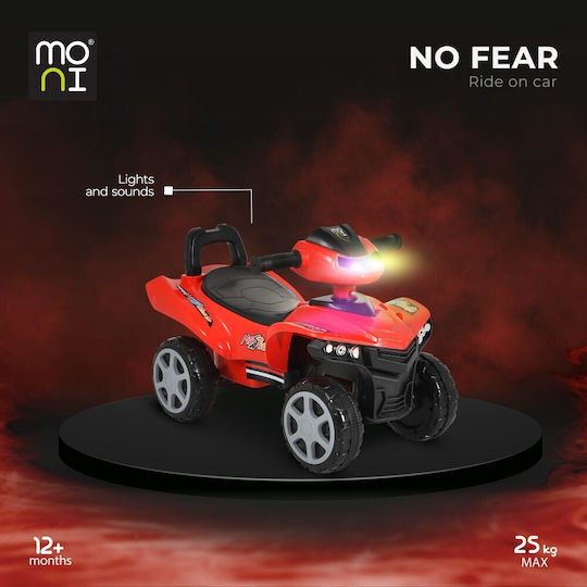 Moni No Fear 999 Αυτοκινητάκι Ride On για 12+ μηνών Κόκκινο