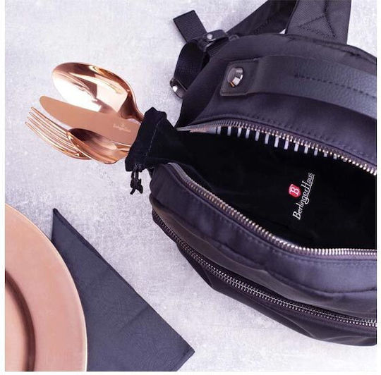 Berlinger Haus Satin Line Set de Tacâmuri Inoxidabil Rose Gold 4buc