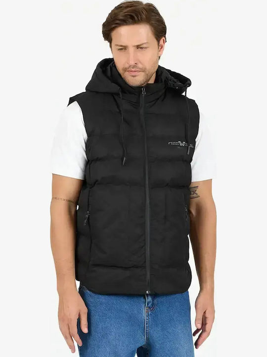 Αμάνικο Μπουφάν Puffer Μαύρο