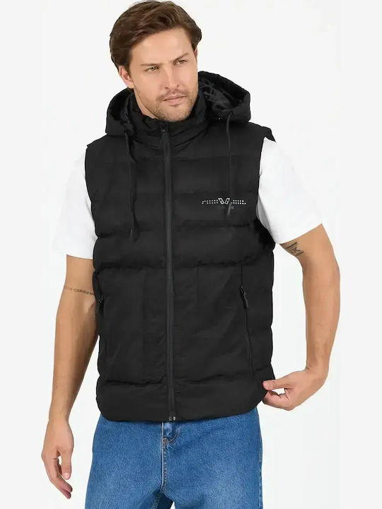 Αμάνικο Μπουφάν Puffer Μαύρο
