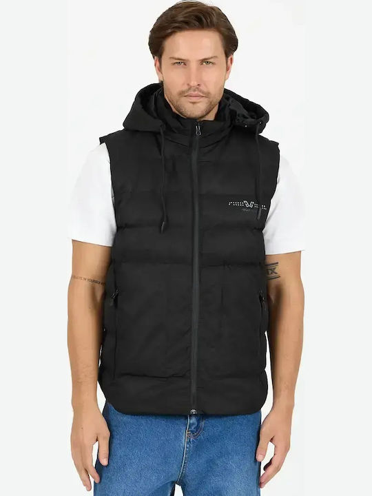 Αμάνικο Μπουφάν Puffer Μαύρο
