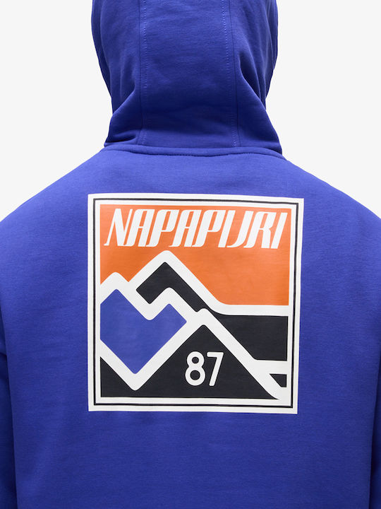 Φούτερ με Κουκούλα Royal Blue