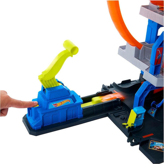 Hot Wheels Писта Hot Wheels City Mega Loop Garage за 4+ години