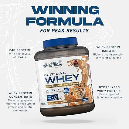 Applied Nutrition Critical Whey Protein Whey Gluten Free with Flavor Choco Bueno 2kg