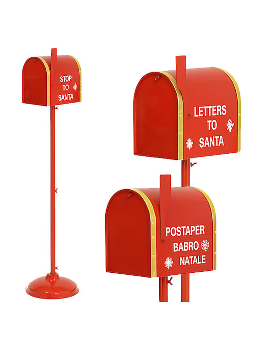 Bakaji Mailbox Letter to Santa Christmas Ornament Available in Various Colors 02001573